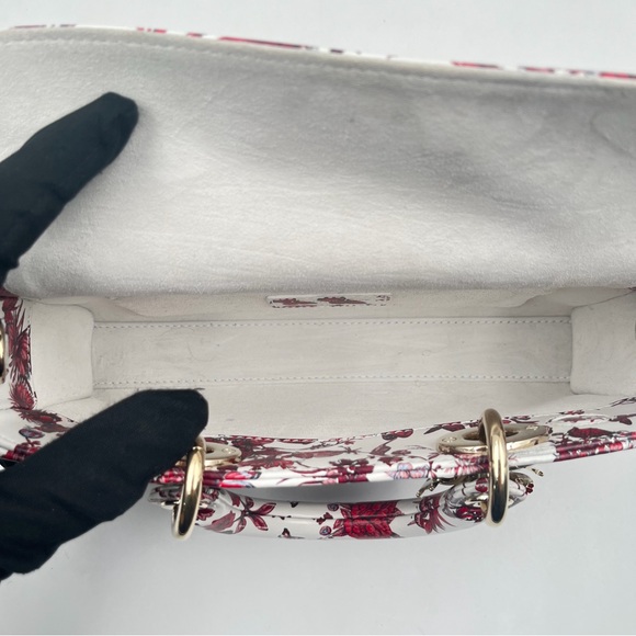 DIOR Lady Dior Small Bag Butterfly & Floral Print with Gold Hardware - Picture 13 of 14